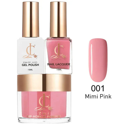 Cllam Matching 3in1 - CL001 MIMI PINK - TTT Nails Supply