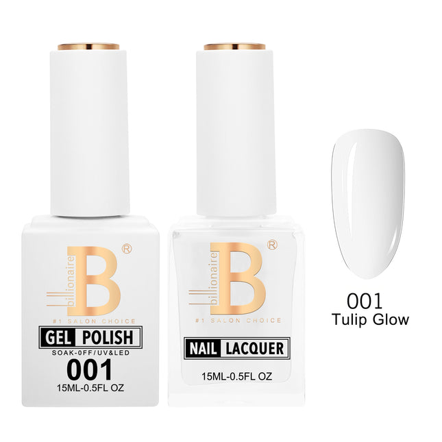 Billionaire Imperial Duo Matching – #001 - 050 Gel Polish + Lacquer (0.5oz / 15ml)