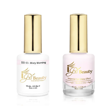 iGel Matching Duo Gel Polish 0.5oz - #003 Misty Morning - TTT Nails Supply