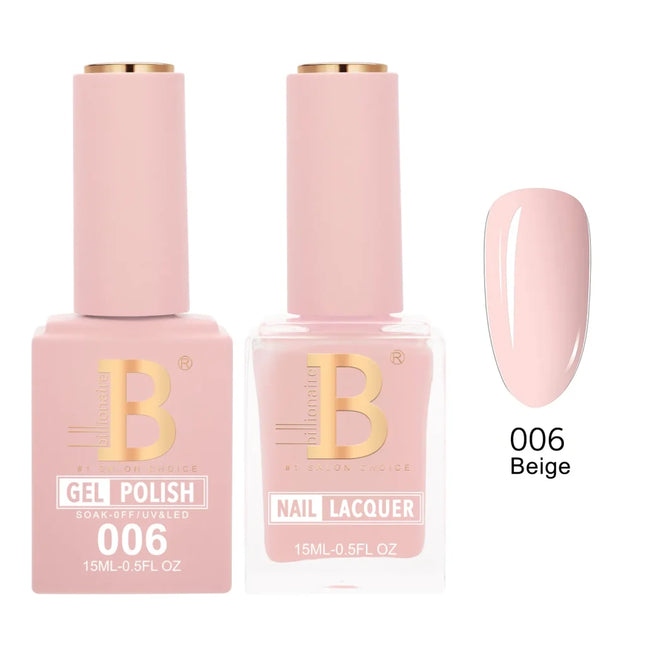 Billionaire Imperial Duo Matching – #001 - 050 Gel Polish + Lacquer (0.5oz / 15ml)