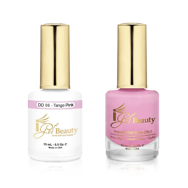 iGel Matching Duo Gel Polish 0.5oz - #006 Tango Pink - TTT Nails Supply