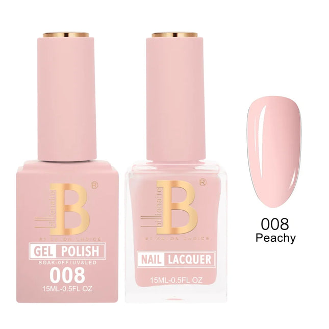 Billionaire Imperial Duo Matching – #001 - 050 Gel Polish + Lacquer (0.5oz / 15ml)