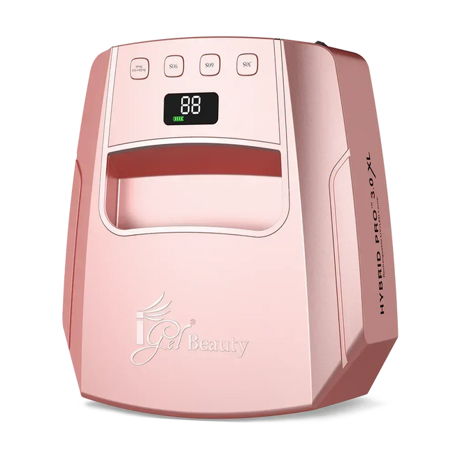Igel Hybrid Pro 3.0 XL Wireless Rechargeable UV/LED Lamp - ROSE PINK - TTT Nails Supply