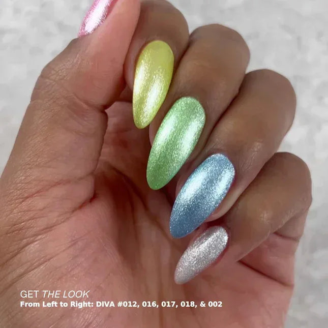 DND DIVA Duo Matching Color - #016 Limoncello Bling - TTT Nails Supply