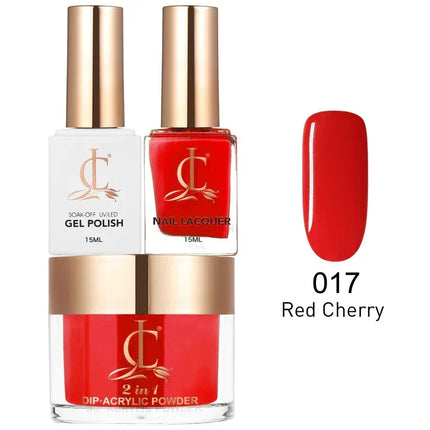 Cllam Matching 3in1 - CL017 RED CHERRY - TTT Nails Supply