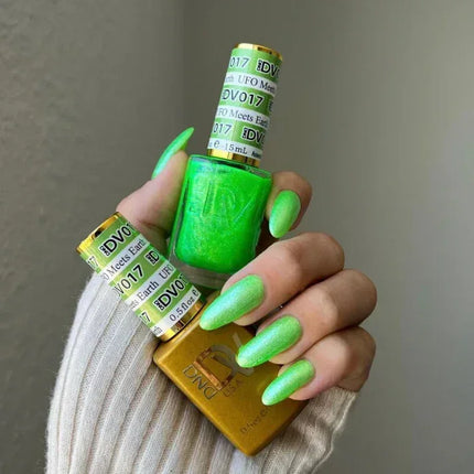 DND DIVA Duo Matching Color - #017 UFO Meets Earth - TTT Nails Supply