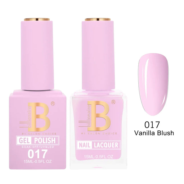 Billionaire Imperial Duo Matching – #001 - 050 Gel Polish + Lacquer (0.5oz / 15ml)