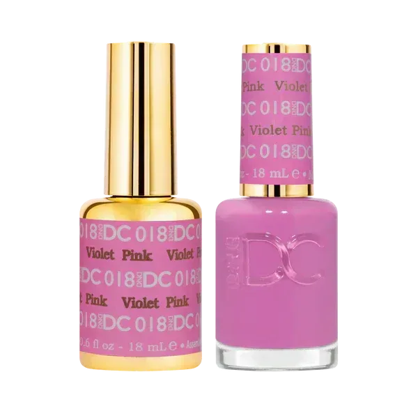 DC Duo Matching Color - #018 Violet Pink - TTT Nails Supply