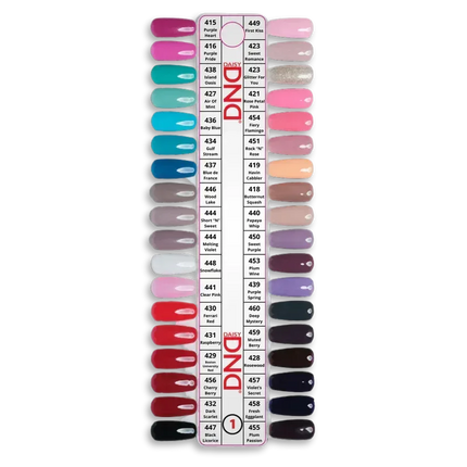 DND Duo Gel Polish Swatch #01 (sample tip only) - TTT Nails Supply