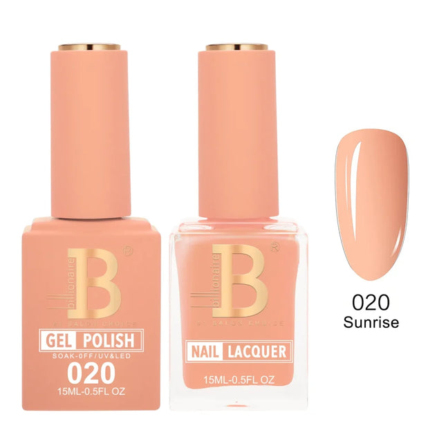 Billionaire Imperial Duo Matching – #001 - 050 Gel Polish + Lacquer (0.5oz / 15ml)