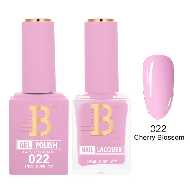 Billionaire Imperial Duo Matching – #001 - 050 Gel Polish + Lacquer (0.5oz / 15ml)