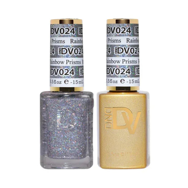 DND DIVA Duo Matching Color - #024 Rainbow Prisms - TTT Nails Supply