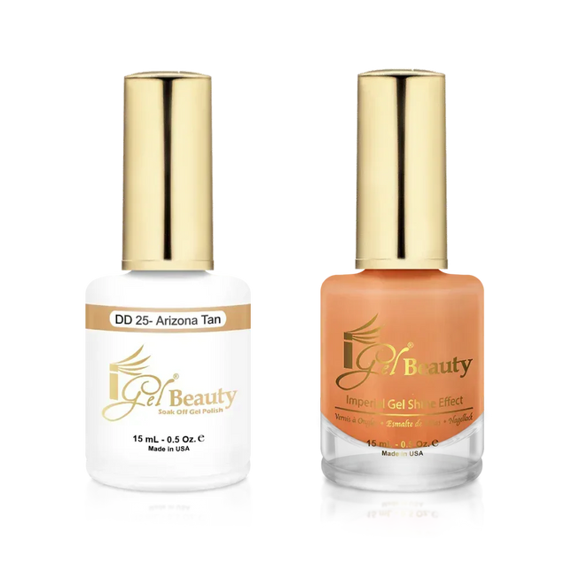 iGel Matching Duo Gel Polish 0.5oz - #025 Arizona Tan - TTT Nails Supply
