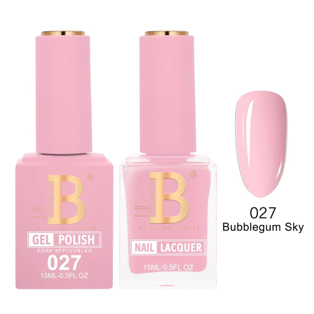 Billionaire Imperial Duo Matching – #001 - 050 Gel Polish + Lacquer (0.5oz / 15ml)