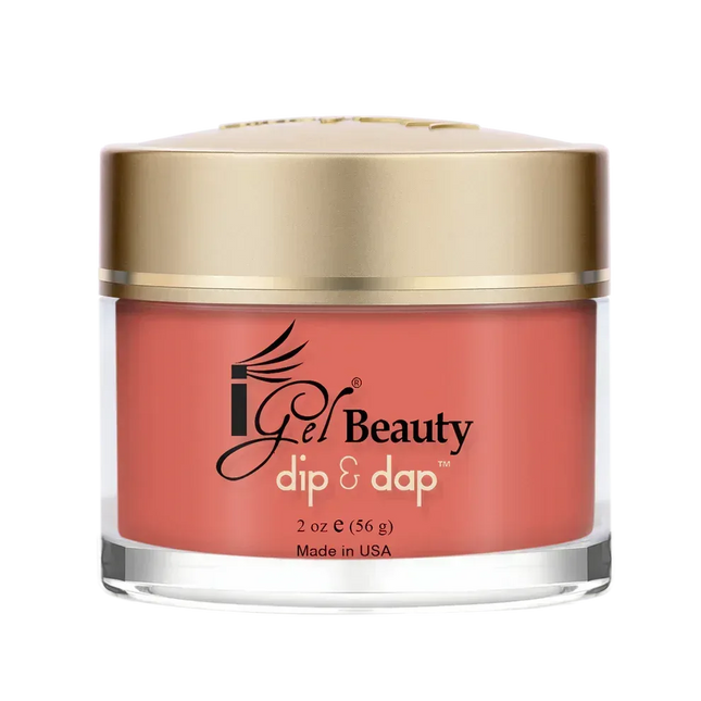 iGel Dip & Dap 2in1 Powder 2oz - #029 Coral Blaze - TTT Nails Supply