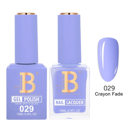 Billionaire Imperial Duo Matching – #001 - 050 Gel Polish + Lacquer (0.5oz / 15ml)