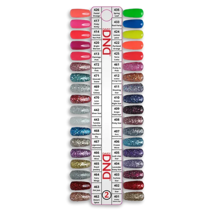 DND Duo Gel Polish Swatch #02 (sample tip only) - TTT Nails Supply