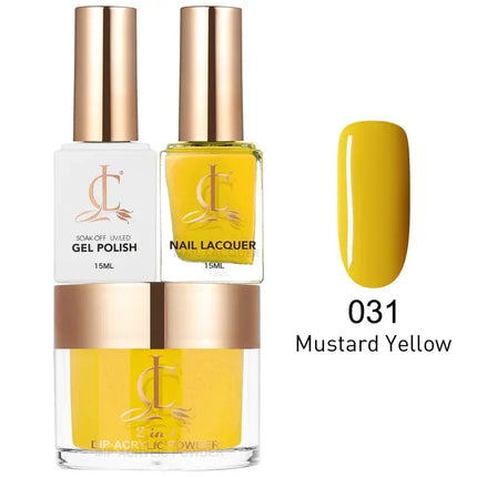 Cllam Matching 3in1 - CL031 MUSTARD YELLOW - TTT Nails Supply