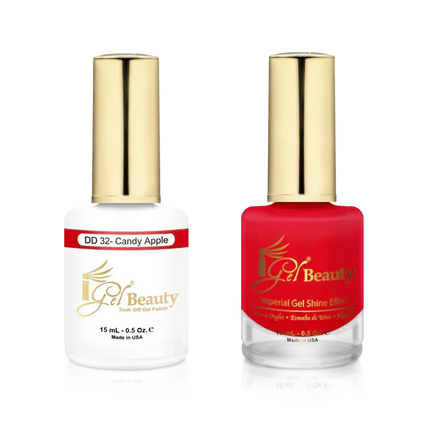 iGel Matching Duo Gel Polish 0.5oz - #032 Candy Apple - TTT Nails Supply