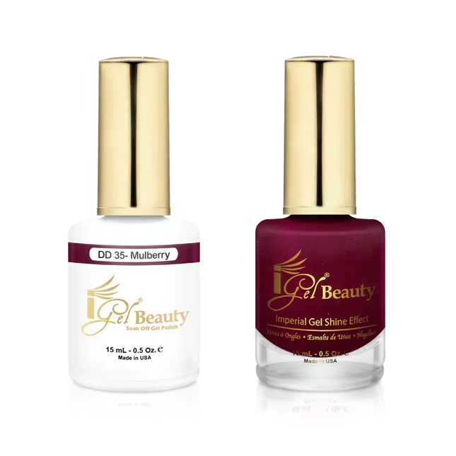 iGel Matching Duo Gel Polish 0.5oz - #035 Mulberry - TTT Nails Supply