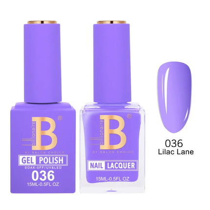 Billionaire Imperial Duo Matching – #001 - 050 Gel Polish + Lacquer (0.5oz / 15ml)