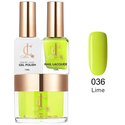 Cllam Matching 3in1 - CL036 LIME - TTT Nails Supply