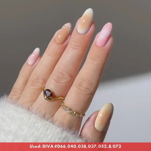 DND DIVA Duo Matching Color - #038 Smokey White - TTT Nails Supply