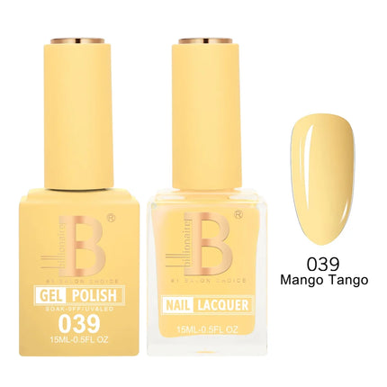 Billionaire Imperial Duo Matching – #001 - 050 Gel Polish + Lacquer (0.5oz / 15ml)