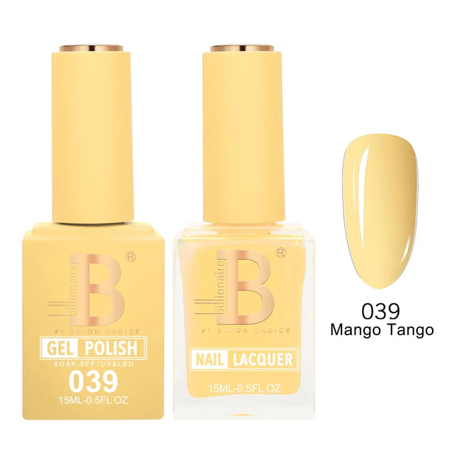 Billionaire Imperial Duo Matching – #001 - 050 Gel Polish + Lacquer (0.5oz / 15ml)