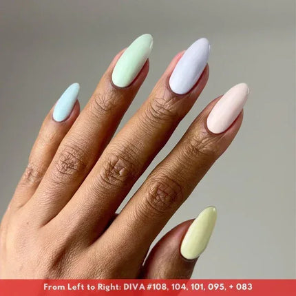 DND DIVA Swatch #03 - Coquette Collection 36 colors (#73 - #109) - TTT Nails Supply