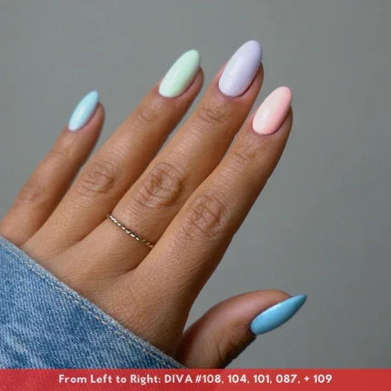 DND DIVA Swatch #03 - Coquette Collection 36 colors (#73 - #109) - TTT Nails Supply