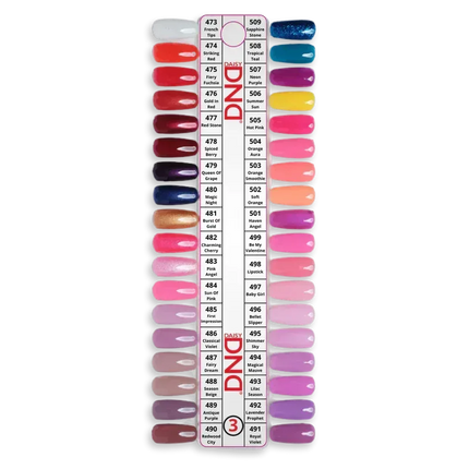 DND Duo Gel Polish Swatch #03 (sample tip only) - TTT Nails Supply