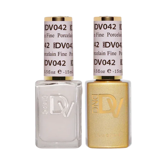 DND DIVA Duo Matching Color - #042 Porcelain Fine - TTT Nails Supply