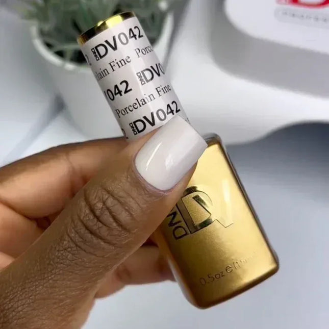 DND DIVA Duo Matching Color - #042 Porcelain Fine - TTT Nails Supply