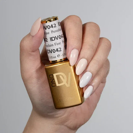 DND DIVA Duo Matching Color - #042 Porcelain Fine - TTT Nails Supply