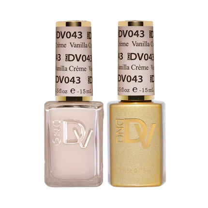 DND DIVA Duo Matching Color - #043 Vanilla Créme - TTT Nails Supply