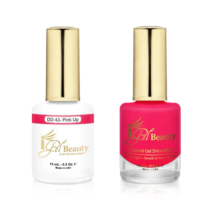 iGel Matching Duo Gel Polish 0.5oz - #043 Pink Up - TTT Nails Supply