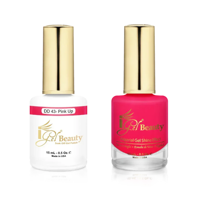 iGel Matching Duo Gel Polish 0.5oz - #043 Pink Up - TTT Nails Supply