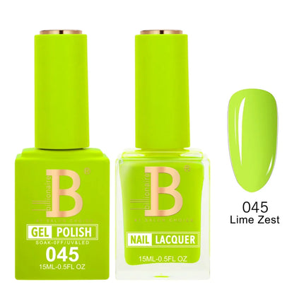 Billionaire Imperial Duo Matching – #001 - 050 Gel Polish + Lacquer (0.5oz / 15ml)