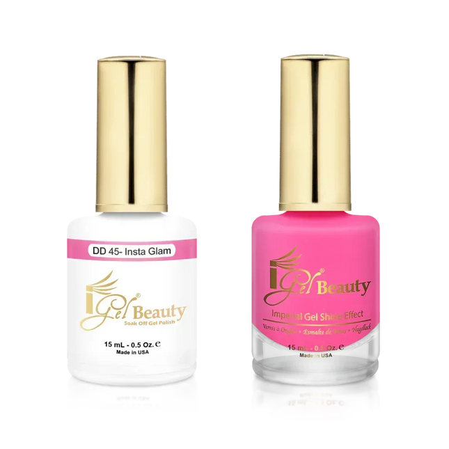 iGel Matching Duo Gel Polish 0.5oz - #045 Insta Glam - TTT Nails Supply