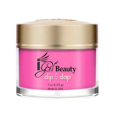 iGel Dip & Dap 2in1 Powder 2oz - #046 Toxic Pink - TTT Nails Supply