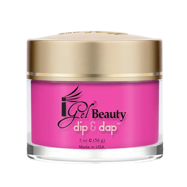 iGel Dip & Dap 2in1 Powder 2oz - #047 Frisky Fuchsia - TTT Nails Supply