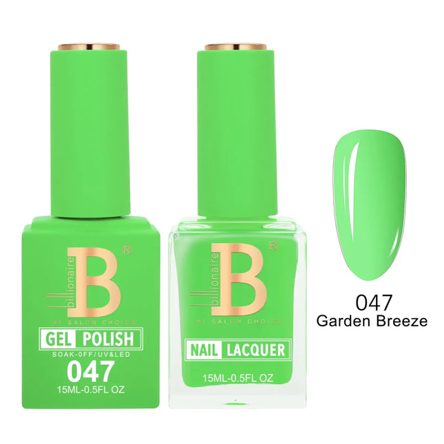 Billionaire Imperial Duo Matching – #001 - 050 Gel Polish + Lacquer (0.5oz / 15ml)