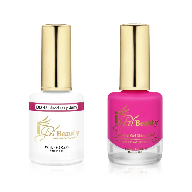 iGel Matching Duo Gel Polish 0.5oz - #048 Jazzberry Jam - TTT Nails Supply