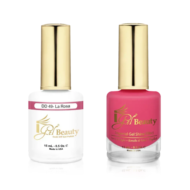 iGel Matching Duo Gel Polish 0.5oz - #049 La Rosa - TTT Nails Supply