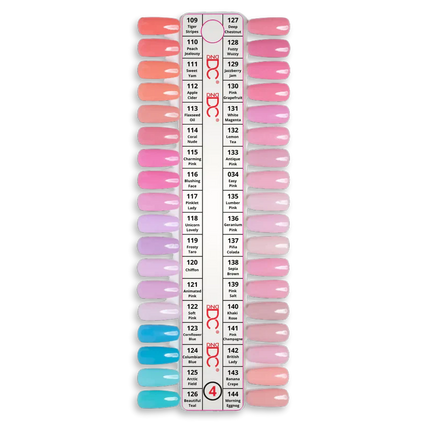 DC Duo Gel Polish Swatch #04 - Color chart