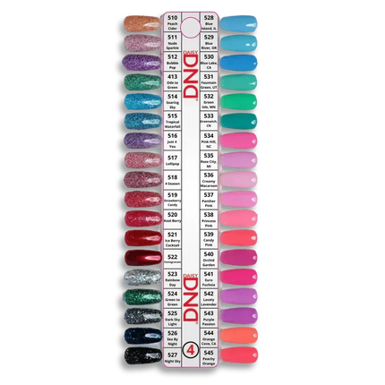 DND Swatch #04 - 36 colors - TTT Nails Supply