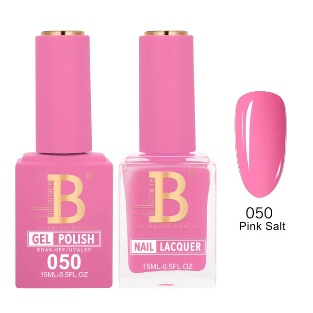 Billionaire Imperial Duo Matching – #001 - 050 Gel Polish + Lacquer (0.5oz / 15ml)