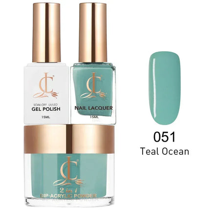 Cllam Matching 3in1 - CL051 TEAL OCEAN - TTT Nails Supply