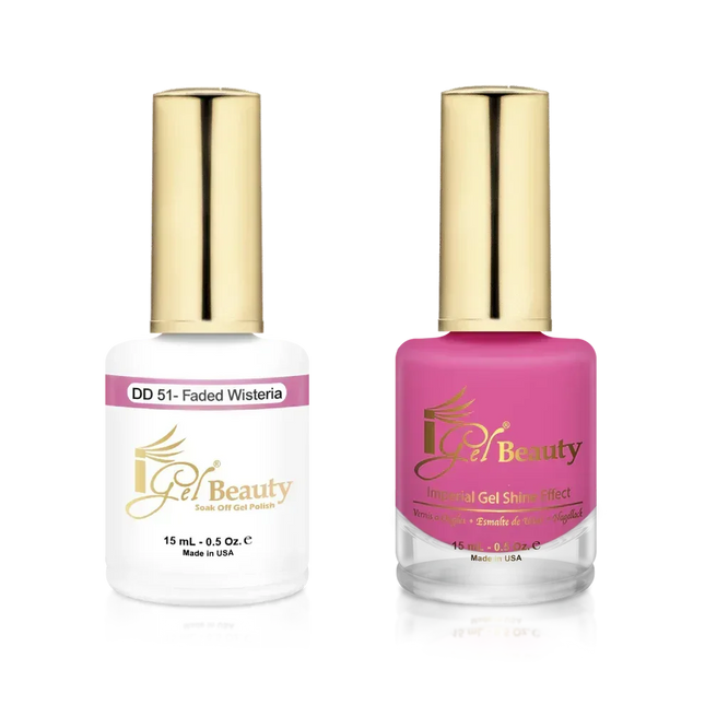 iGel Matching Duo Gel Polish 0.5oz - #051 Faded Wisteria - TTT Nails Supply